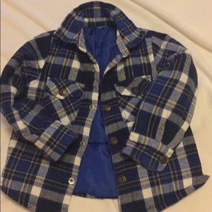 Boys 4T quilted shirt jacket